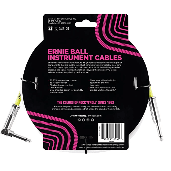 Ernie Ball 6049 Ultraflex 10' Instrument Cable (3 meters)