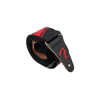Fender Competition Stripe Strap Ruby