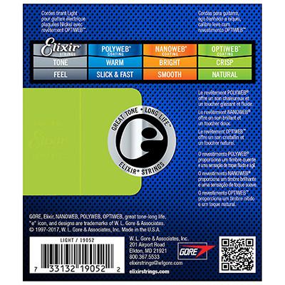 Elixir Optiweb 19052 Light Электрогитара