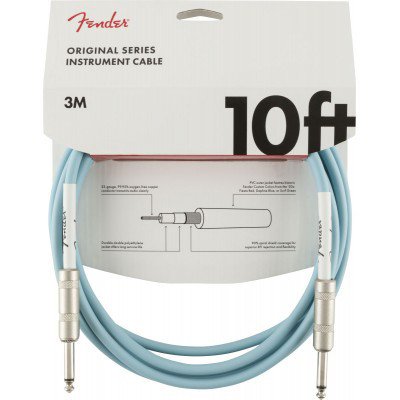 Fender Original Series Instrument Cable 3 m Daphne Blue