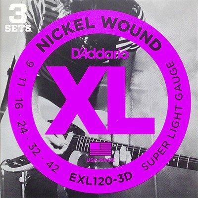 Daddario EXL 120 9-42 Electric Guitar