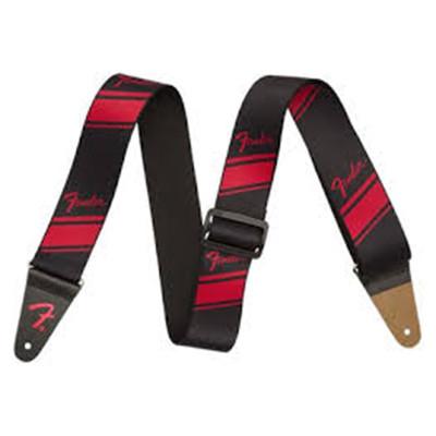 Fender Competition Stripe Strap Ruby