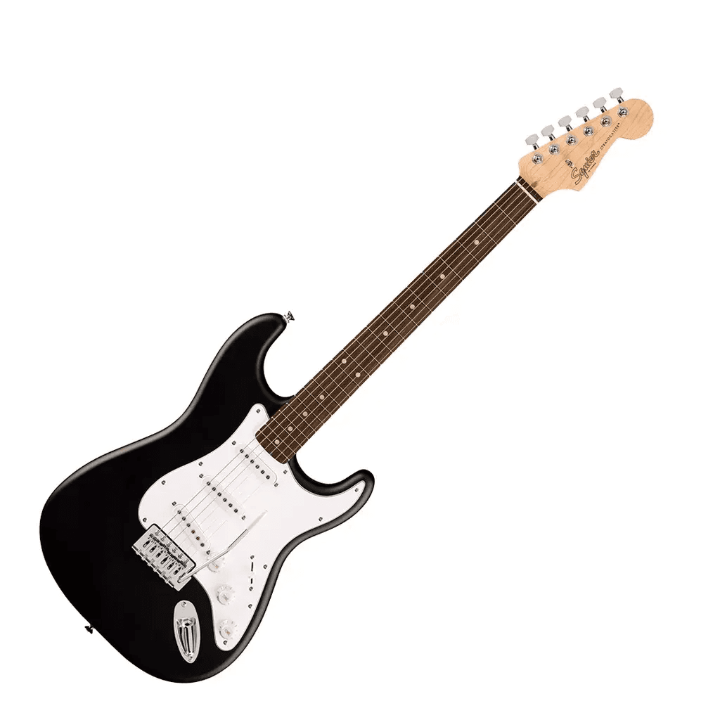 Fender SQUIER DEBUT Strat, Laurel Fingerboard, White Pickguard, Black