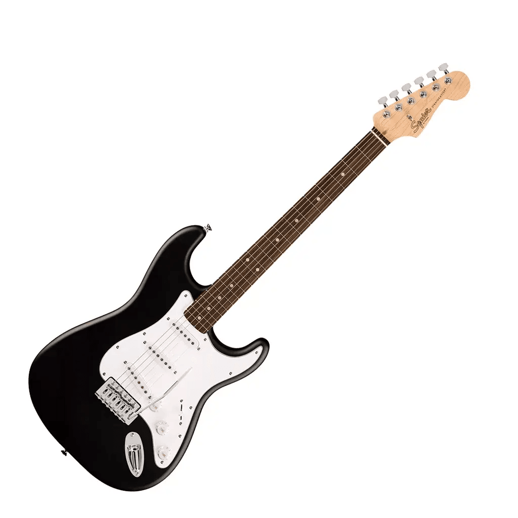 Fender SQUIER DEBUT Strat, Laurel Fingerboard, White Pickguard, Black