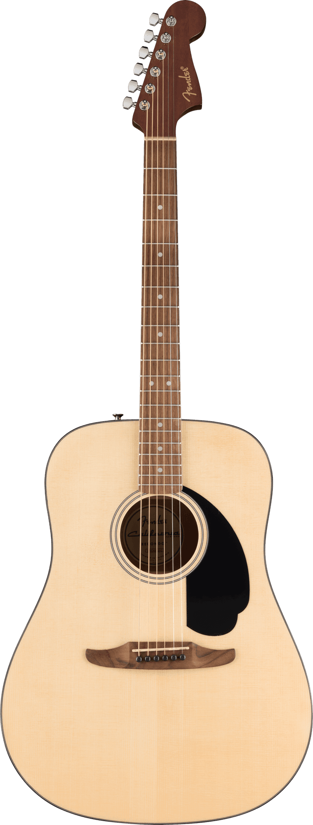 Fender California Series Standard Redondo Acoustic Guitar, Black Pickguard, Natural Finish