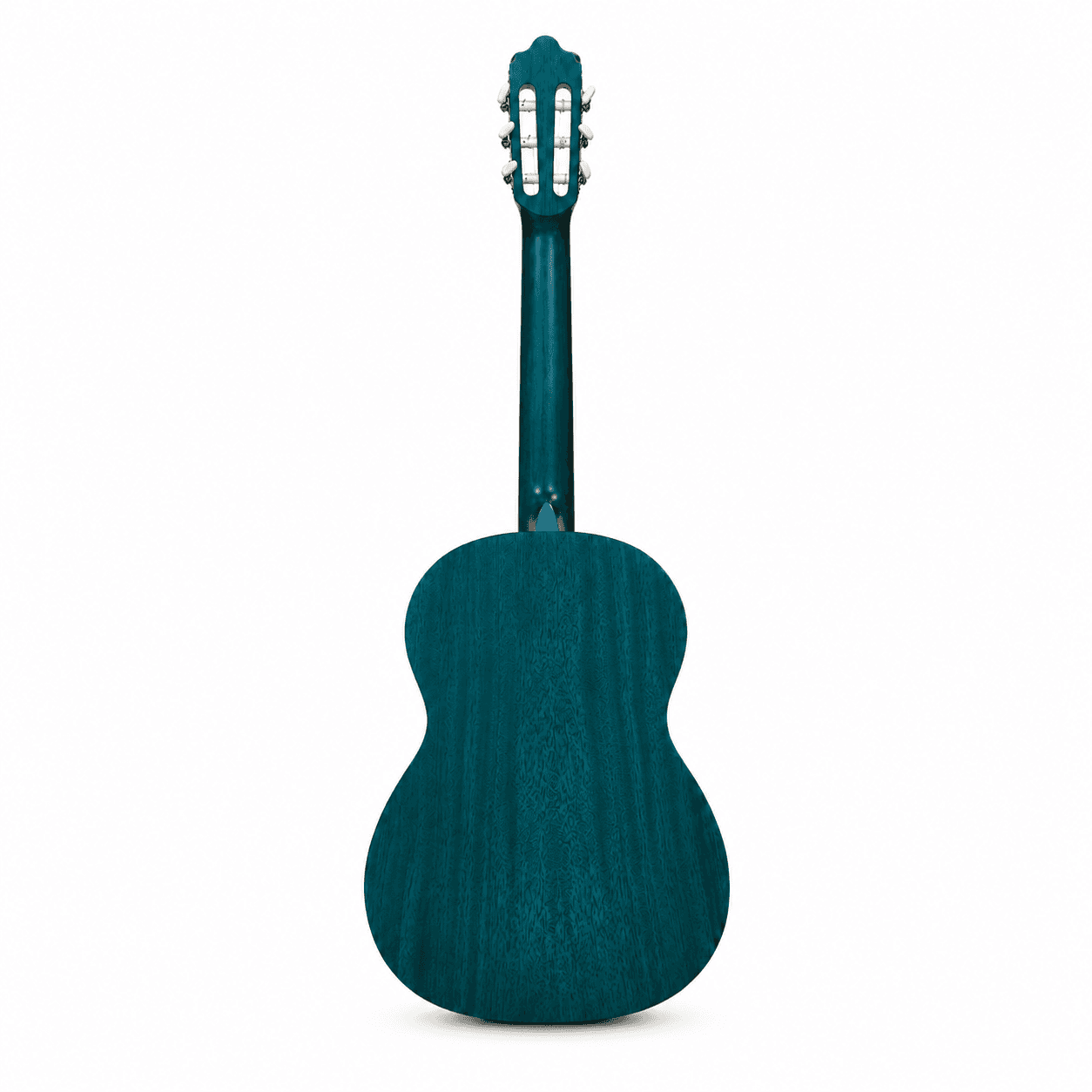 Valencia VC203TBU 3/4 Sized Classical Guitar, Transparent Blue
