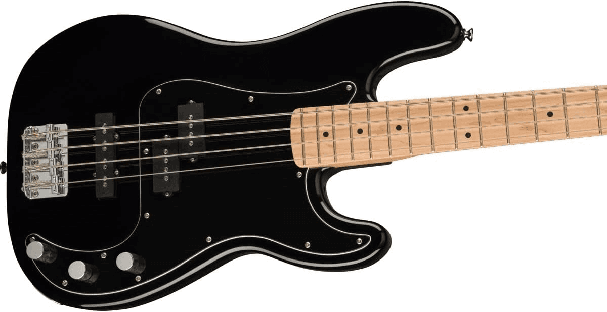 Fender Squier Affinity Series PJ Bass Maple Fingerboard Pack With Fender Rumble 15G Amp Black