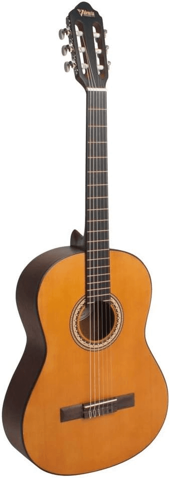 Valencia VC204 Classical Guitar, Antique Natural