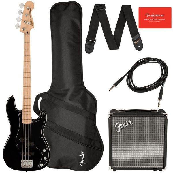 Fender SQ Affinity Bass Pack MN BLK