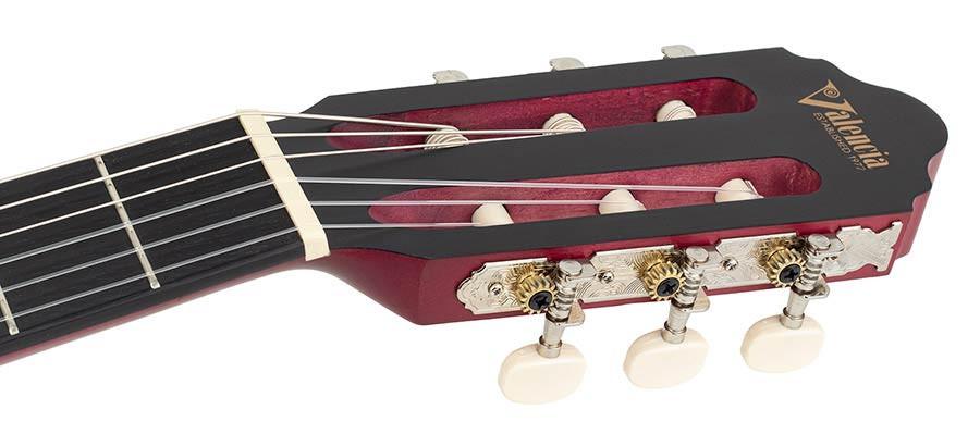Valencia VC204TWR classical guitar, trans. Wine red