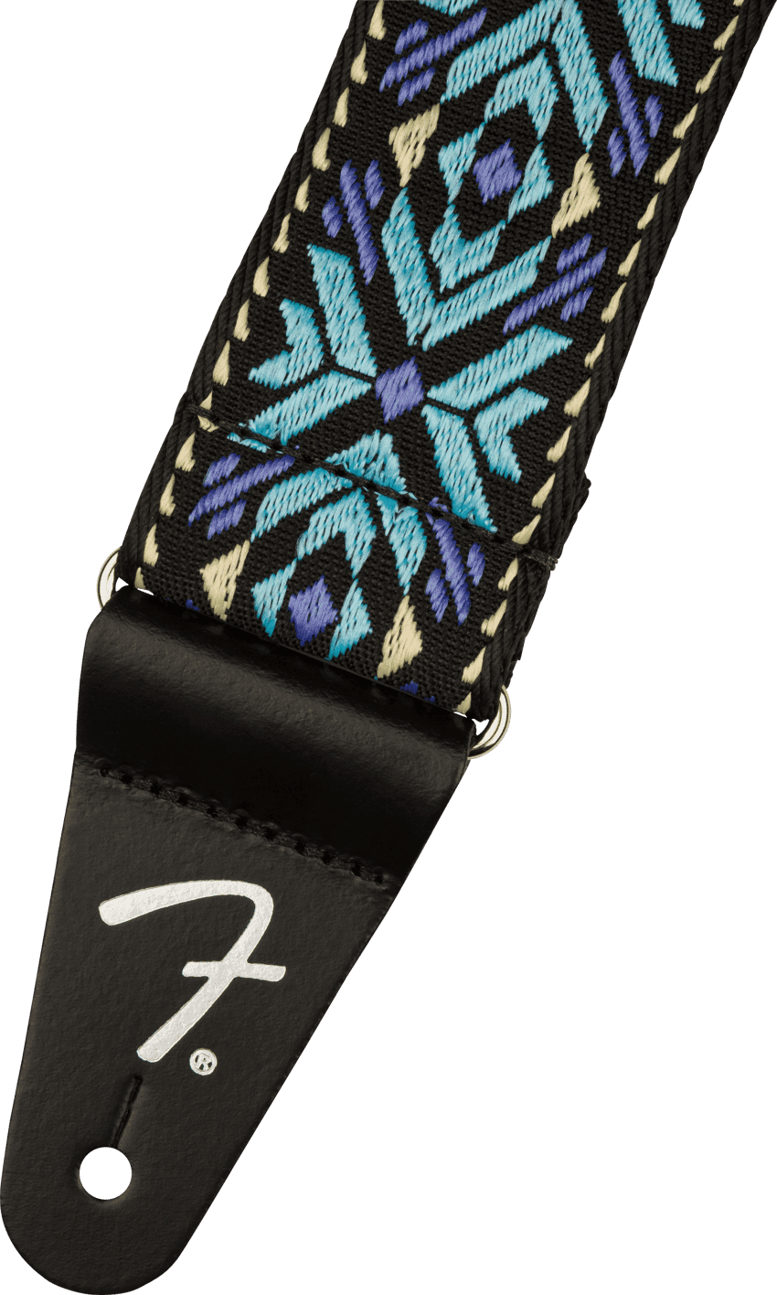 FENDER Pasadena Woven Strap, Blue Lotus, 2"