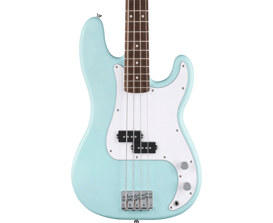 Fender DEBUT PRECISION BASS,LAUREL FINGERBOARD,WHITE PICKGUARD, DAPHNE BLUE