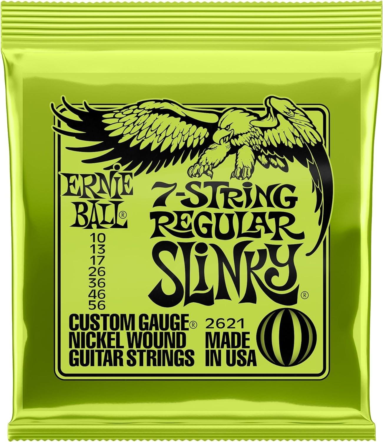 Ernie Ball 2621 7 Simli Nikel Elektrik Gitara Simləri 10-56