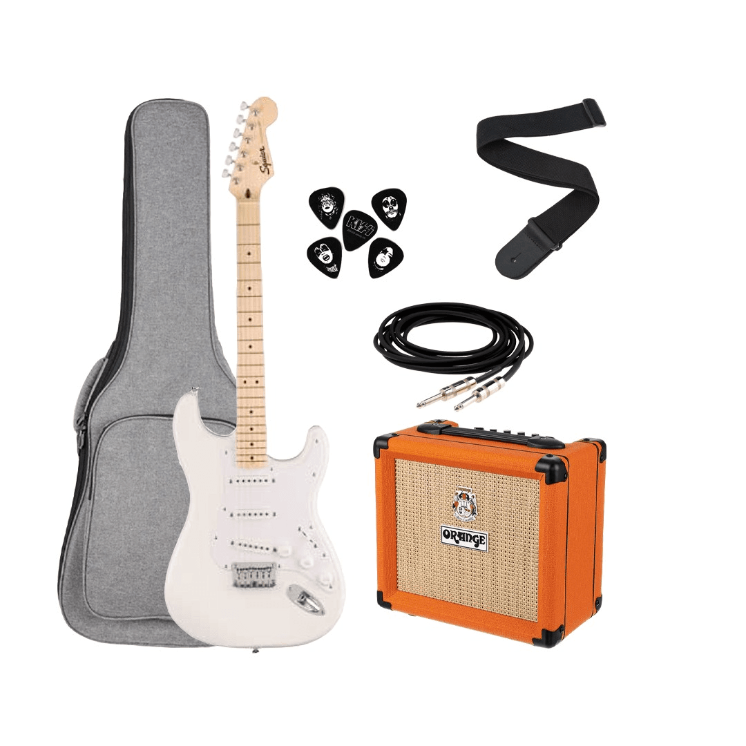 Fender Squier Sonic Strat HT Arctic White - Pack