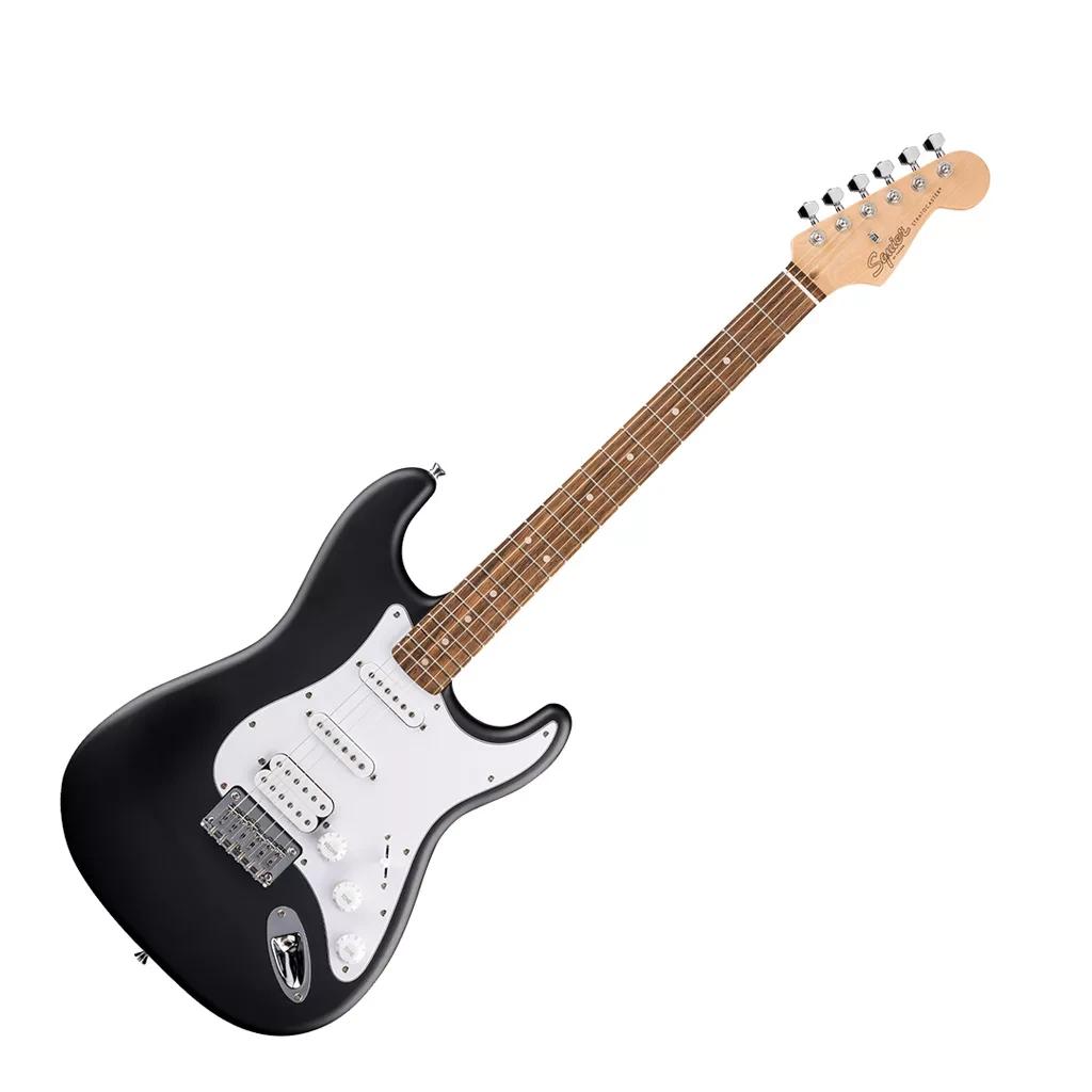 Fender Debut Collection Stratocaster HSS, Laurel Fingerboard, White Pickguard, Black