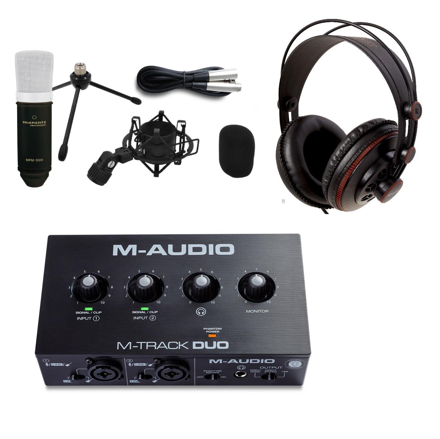 M-audio Mtrack Duo pack
