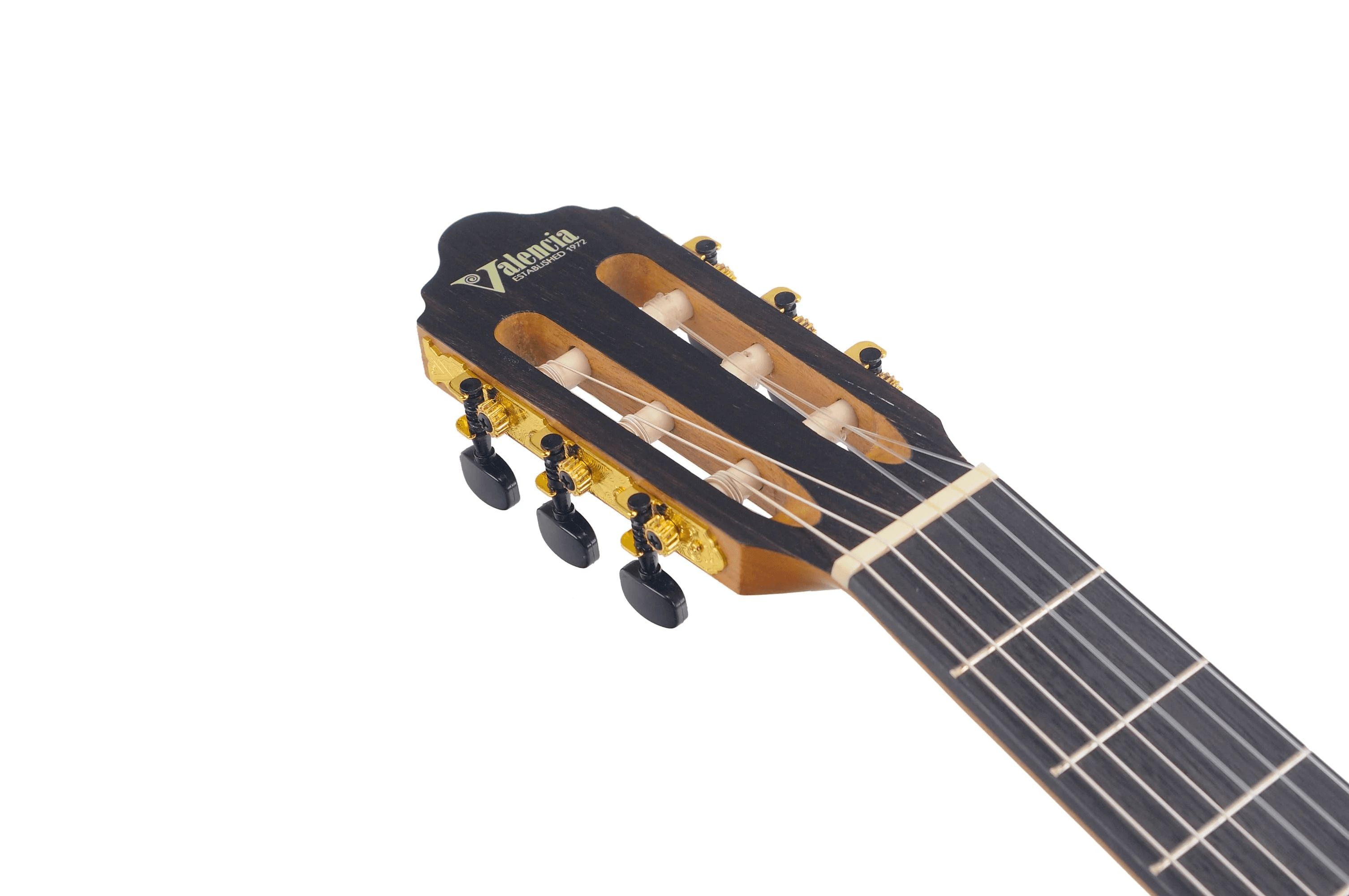 Valencia VC304CE Classical Guitar, Natural, Cutaway Electric