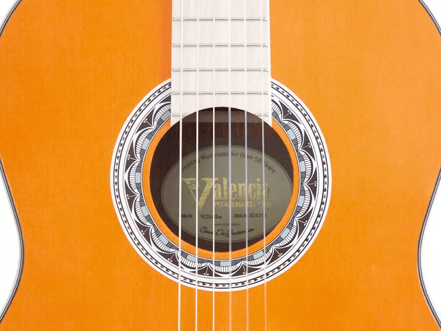 Valencia VC354OR Classical Guitar, Orange
