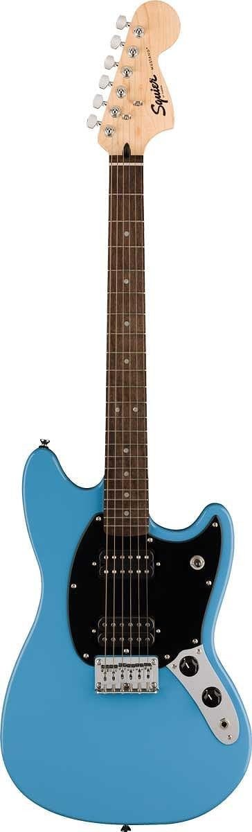 Fender SQUIER Sonic Mustang HH, Laurel Fing, Black Pickg, California Blue