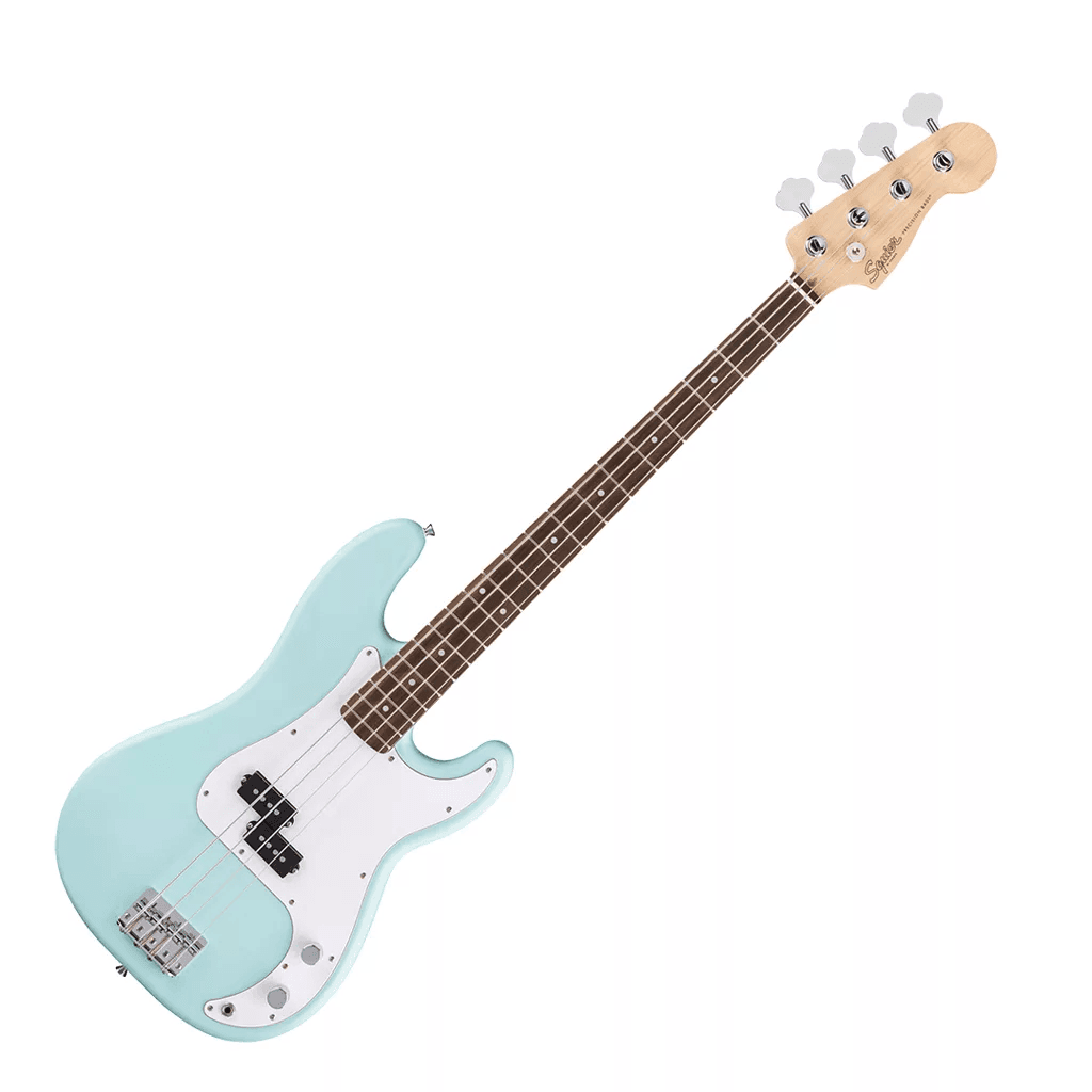 Fender DEBUT PRECISION BASS,LAUREL FINGERBOARD,WHITE PICKGUARD, DAPHNE BLUE
