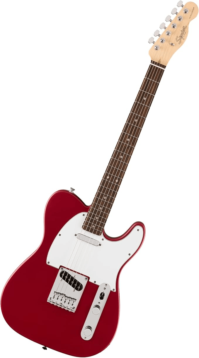 Fender SQUIER DEBUT Tele, Laurel Fingerb, White Pickguard,DAKOTA RED