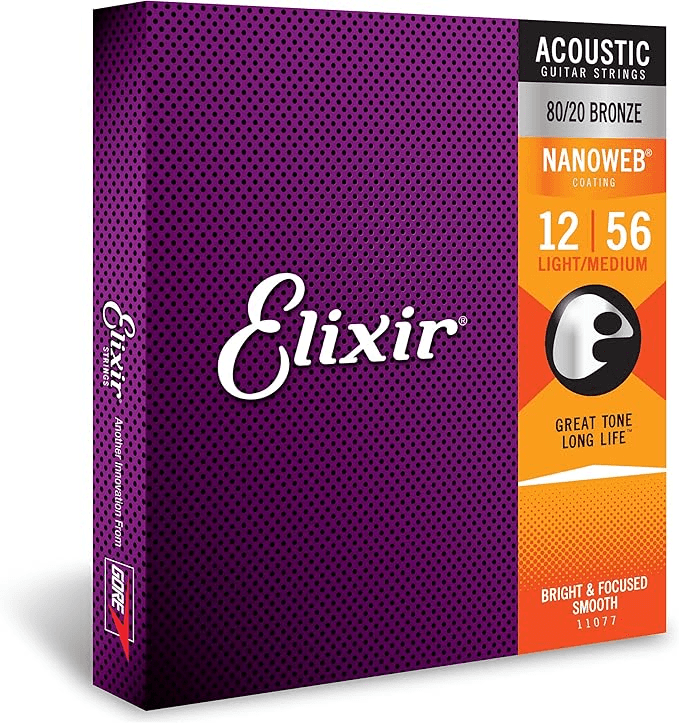 Elixir 11077 NanoWeb Light-Medium 12-56
