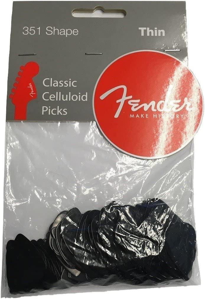 Fender Classic Celluloid BlackThin