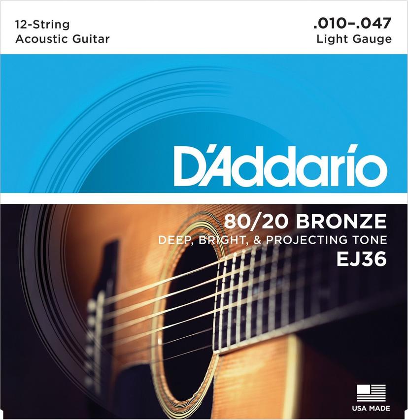 DAddario EJ36 (12- Strings)