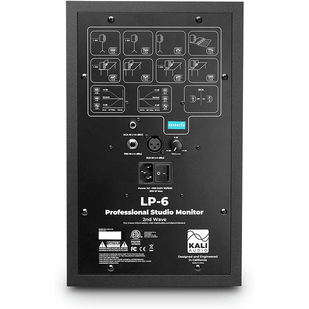 Kali Audio LP6 V2 Black