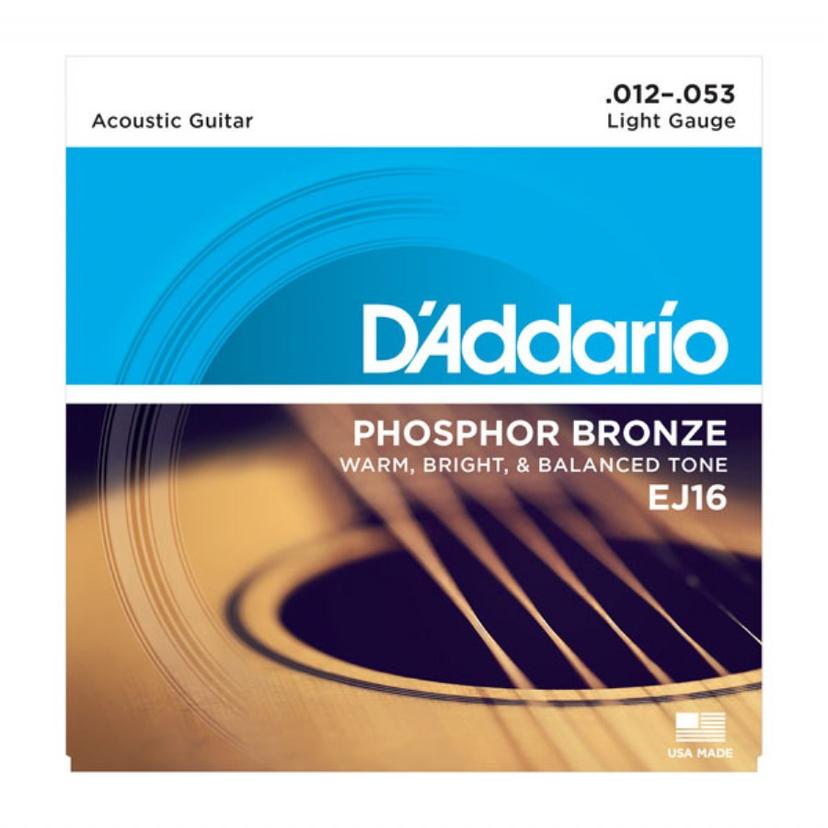 Daddario EJ16 Phosphor Bronze Light 12-53 012-053