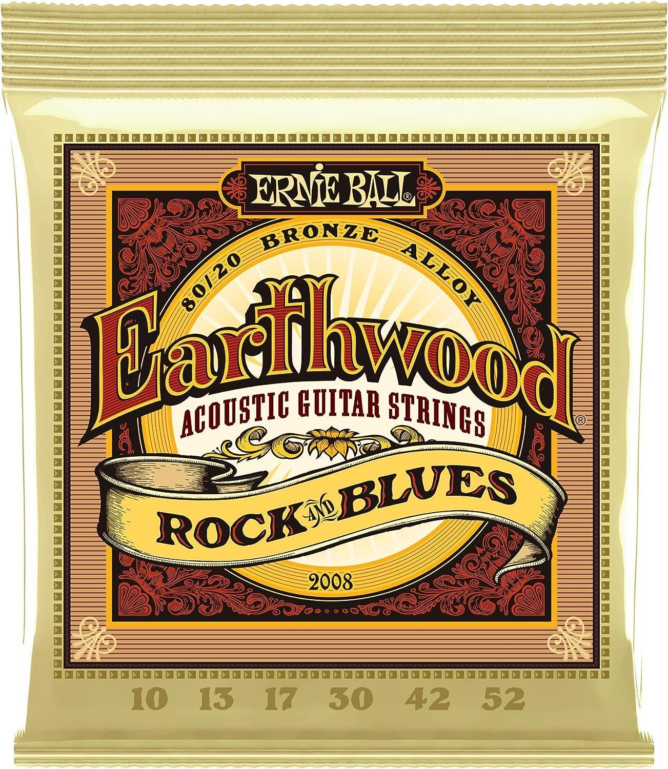 Ernie Ball 2008 Akustik Gitara Simləri 10-52
