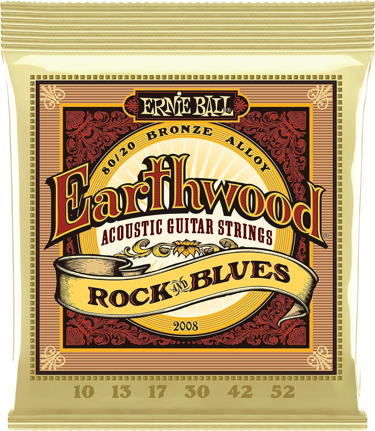 Ernie Ball 2008 Akustik Gitara Simləri 10-52