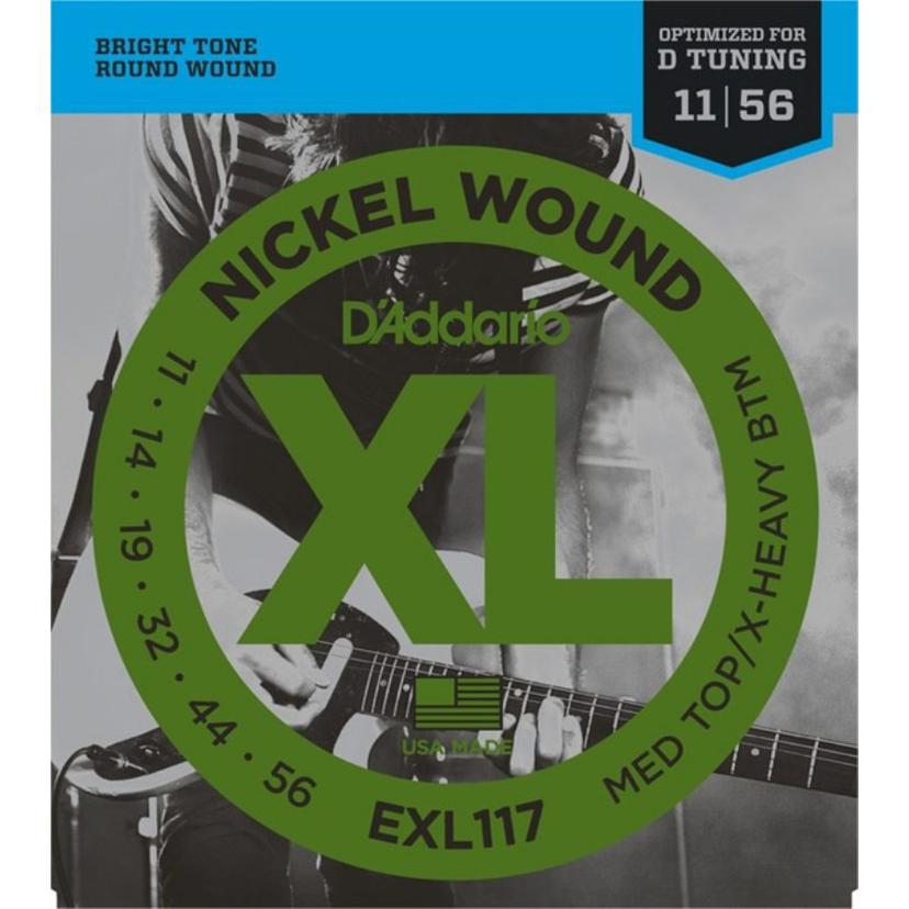 Daddario EXL117 Nickel Wound, Medium 11-56