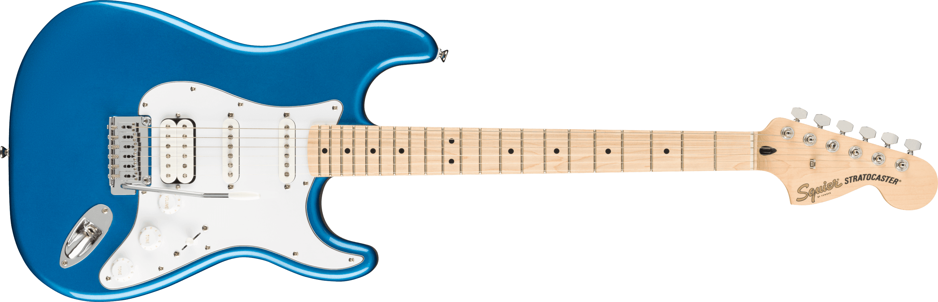 Fender SQUIER Affinity Strat HSS Pack, Maple Fing, Lake Placid Blue
