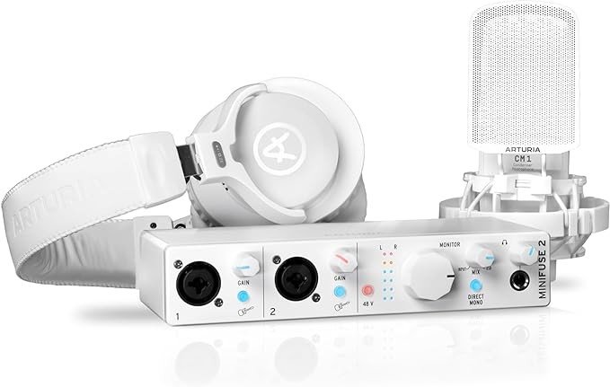 Arturia MiniFuse Recording Pack-White