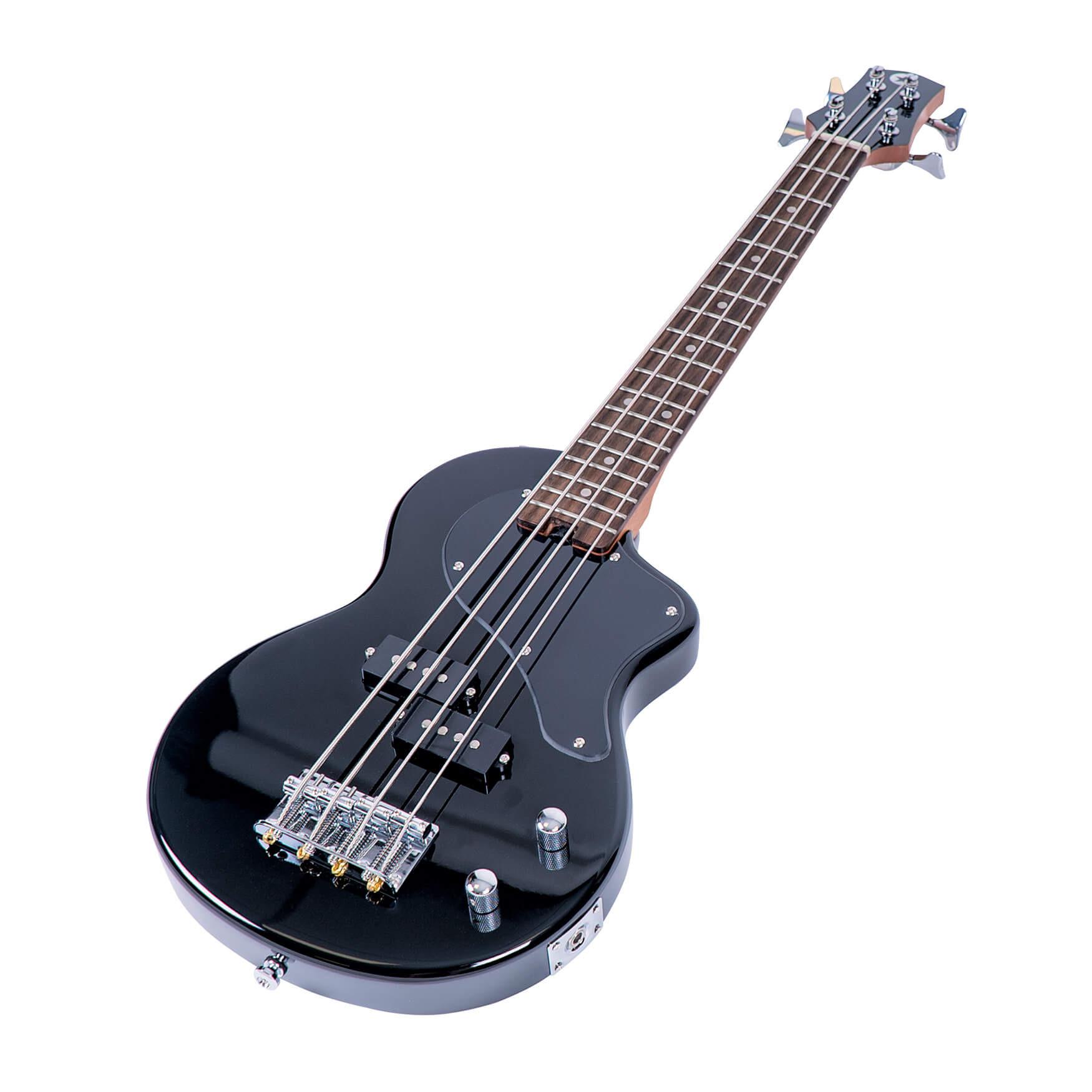 Carry-on ST Bass Travel Guitar Black