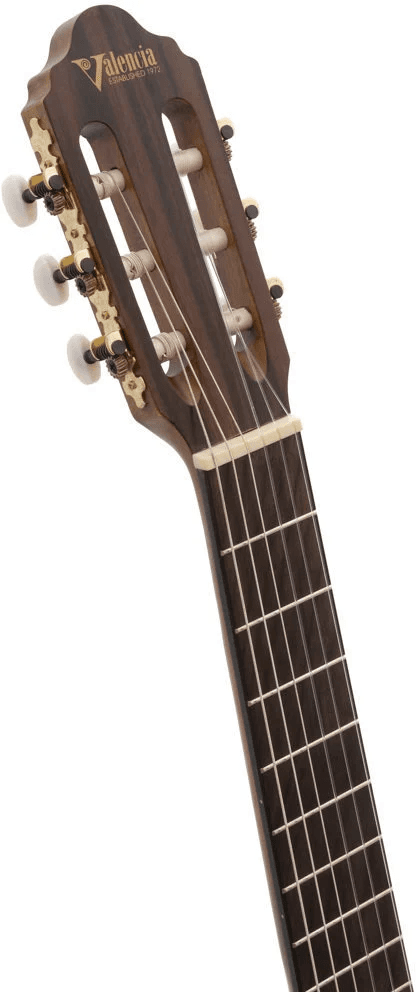 Valencia VC404 classical guitar, vintage natural