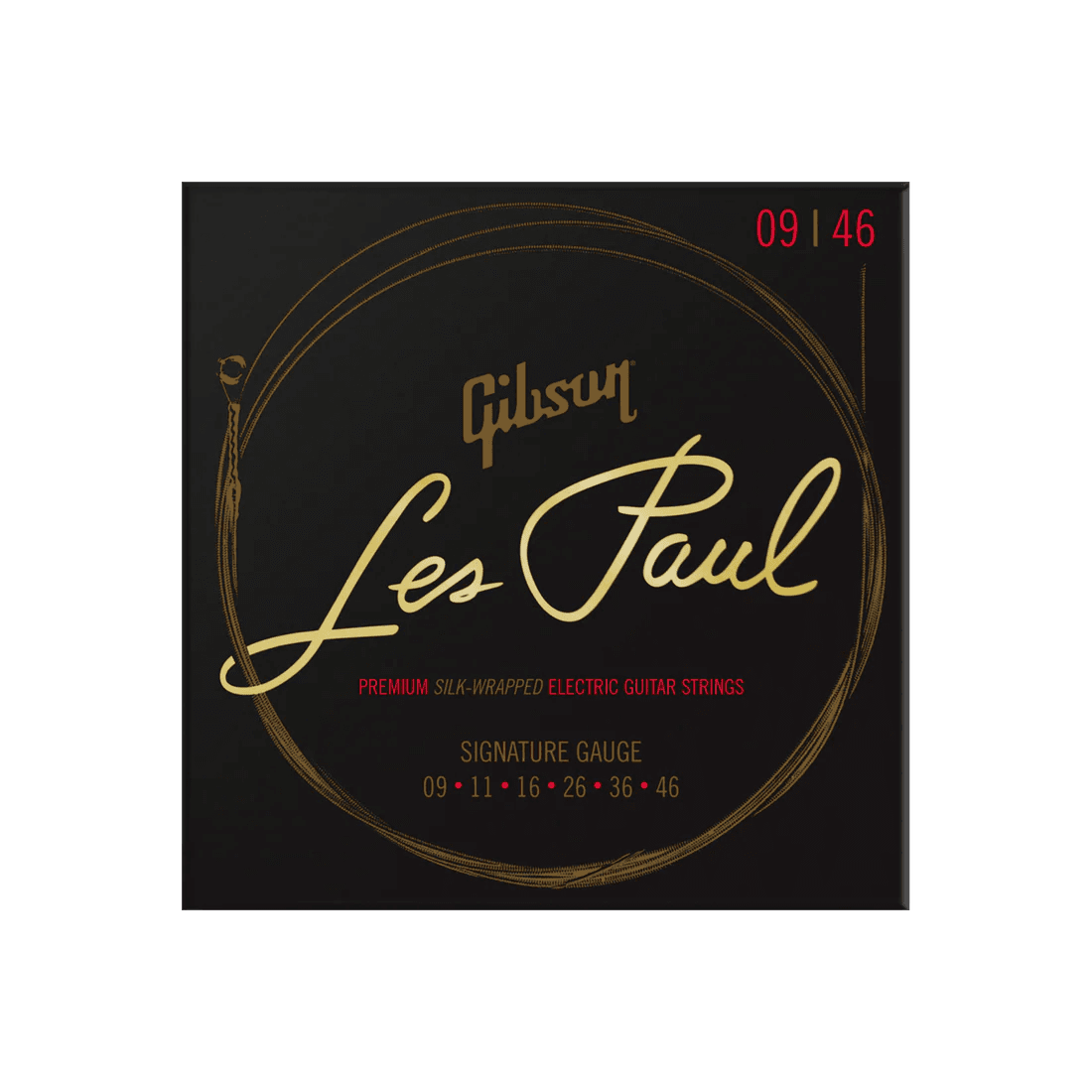 Gibson Les Paul Premium Electric Guitar Strings, Signature Gauge(SEG-LES)
