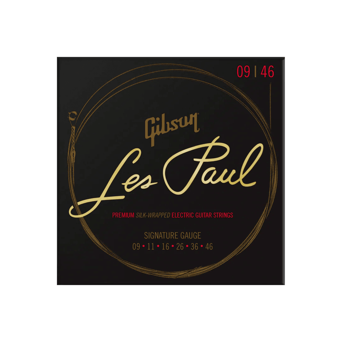 Gibson Les Paul Premium Electric Guitar Strings, Signature Gauge(SEG-LES)