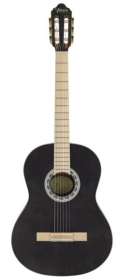 Valencia VC354BK classical Guitar, Black