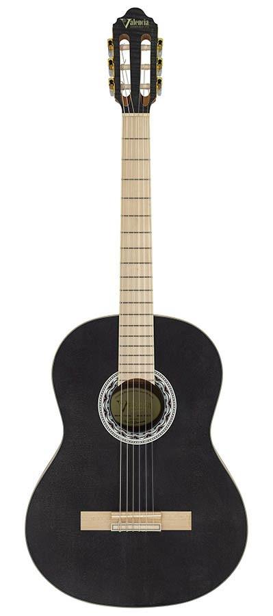 Valencia VC354BK classical Guitar, Black