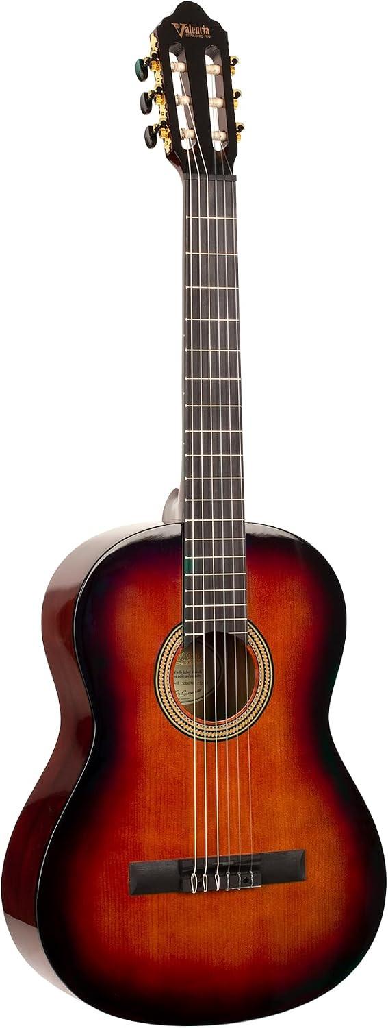 Valencia VC264CSB classical guitar, High Gloss Finish, Classic