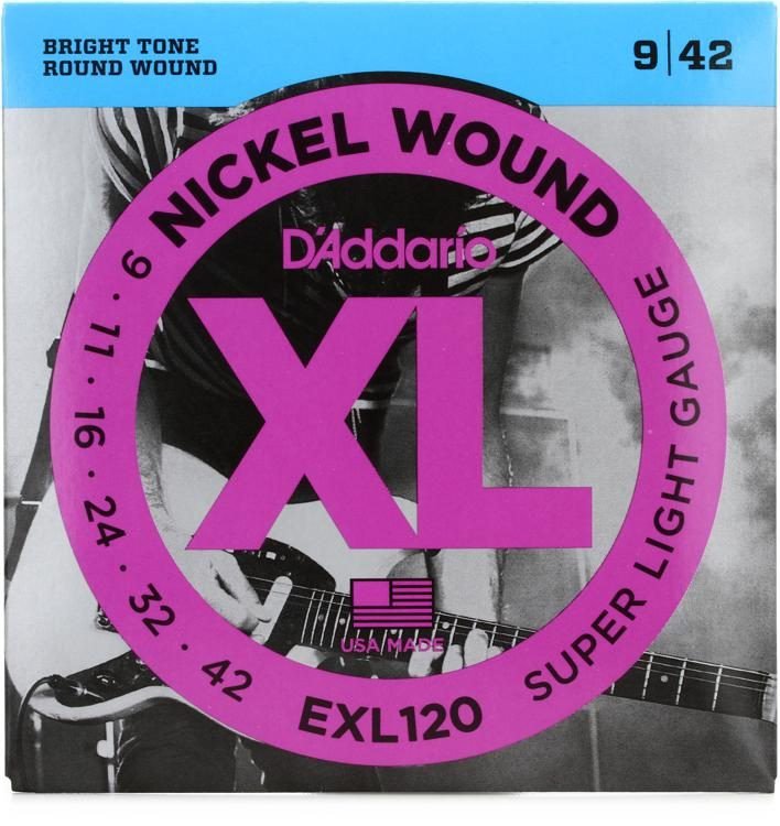 Daddario EXL120 Nickel Wound Super Light
