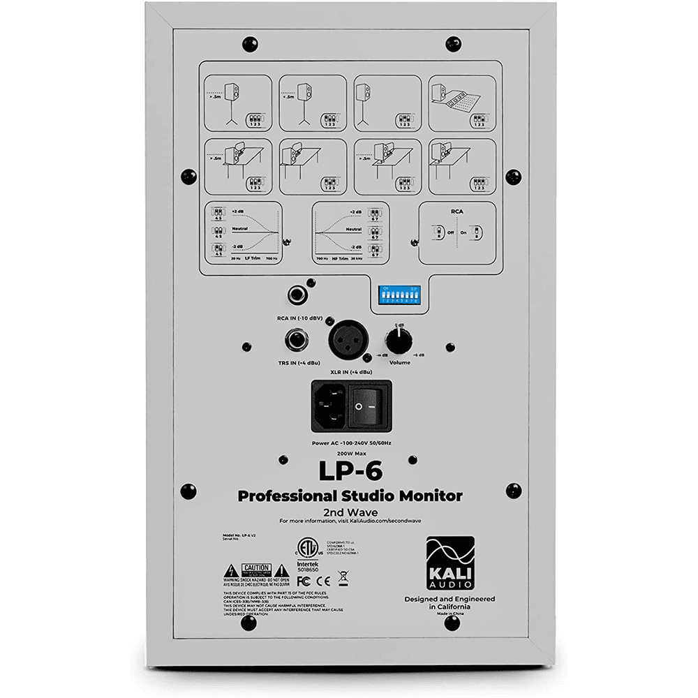 Kali Audio LP6 V2 White