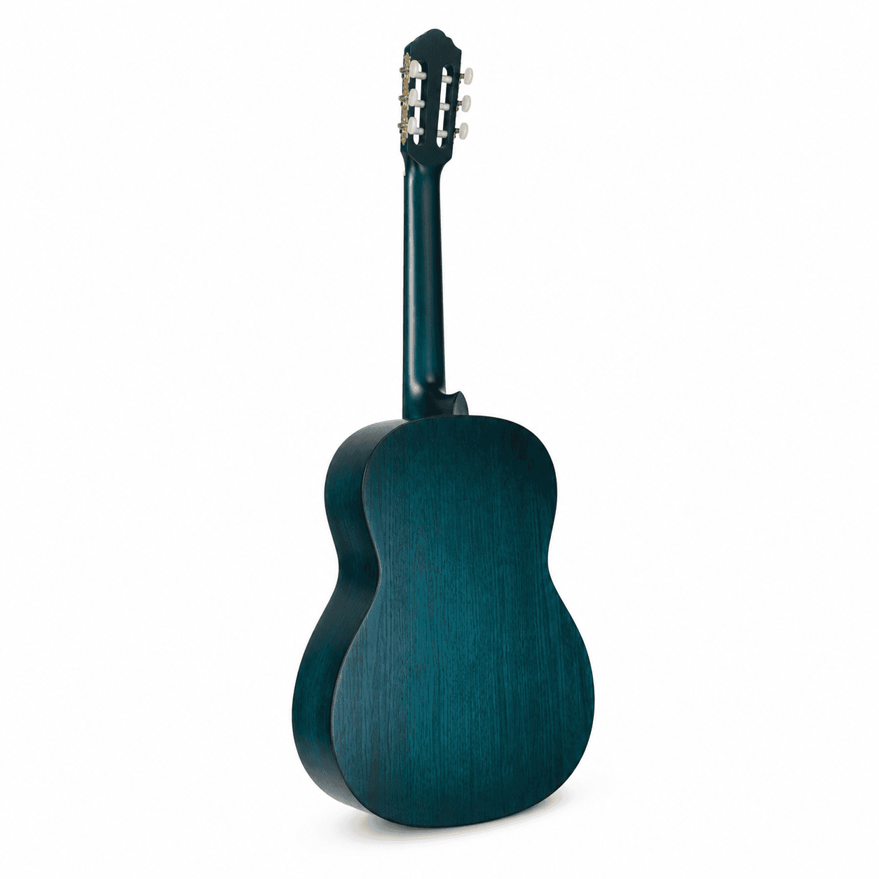 Valencia VC203TBU 3/4 Sized Classical Guitar, Transparent Blue