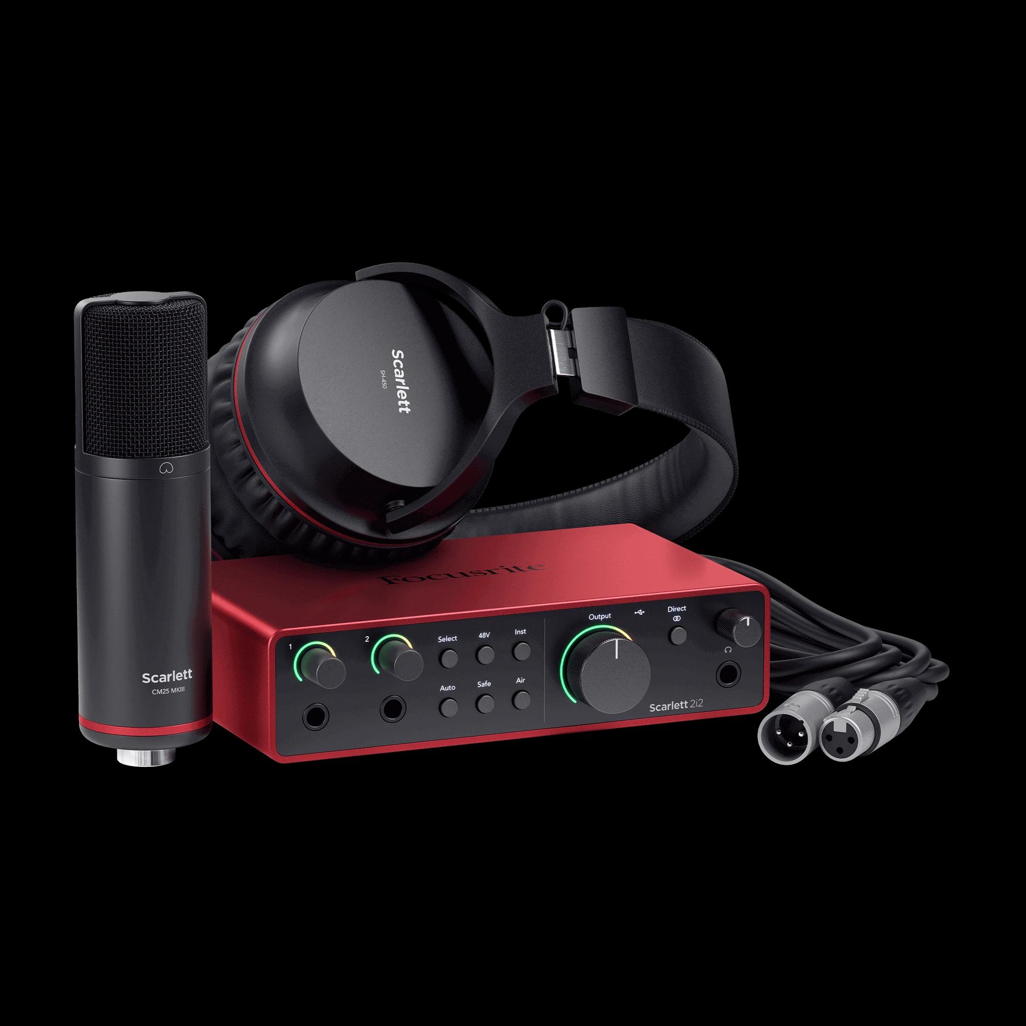 Focusrite Scarlett 2i2 Studio 4th Gen