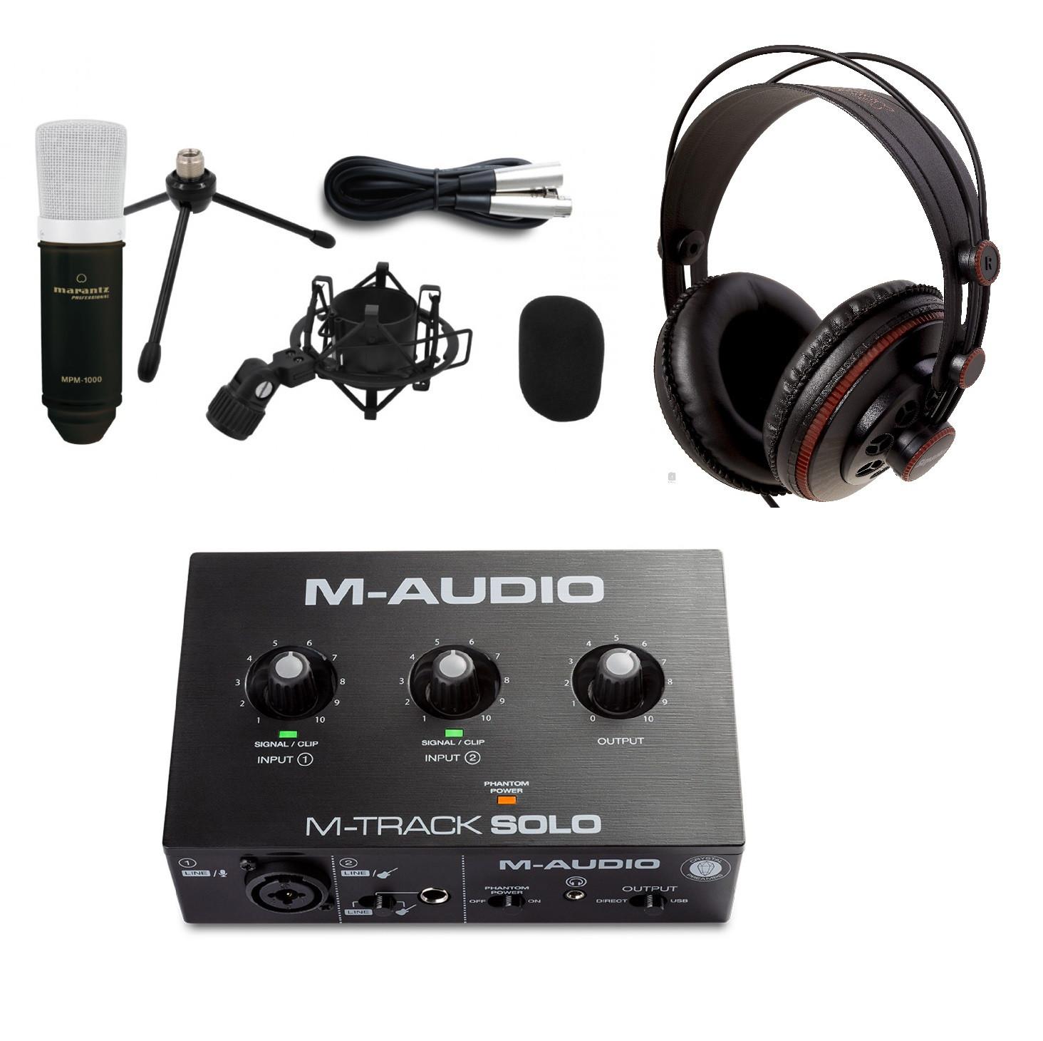 M-audio Mtrack Solo pack