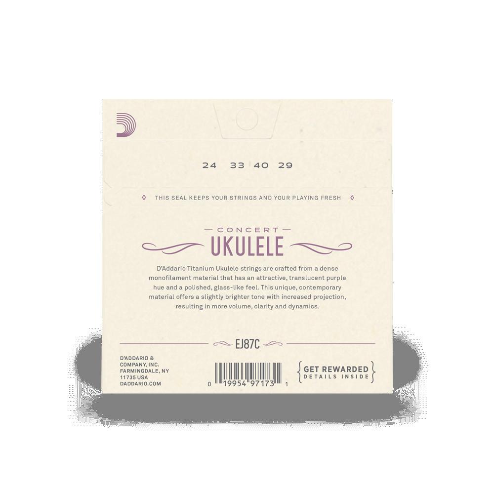 Daddario EJ87C Струны для укулеле
