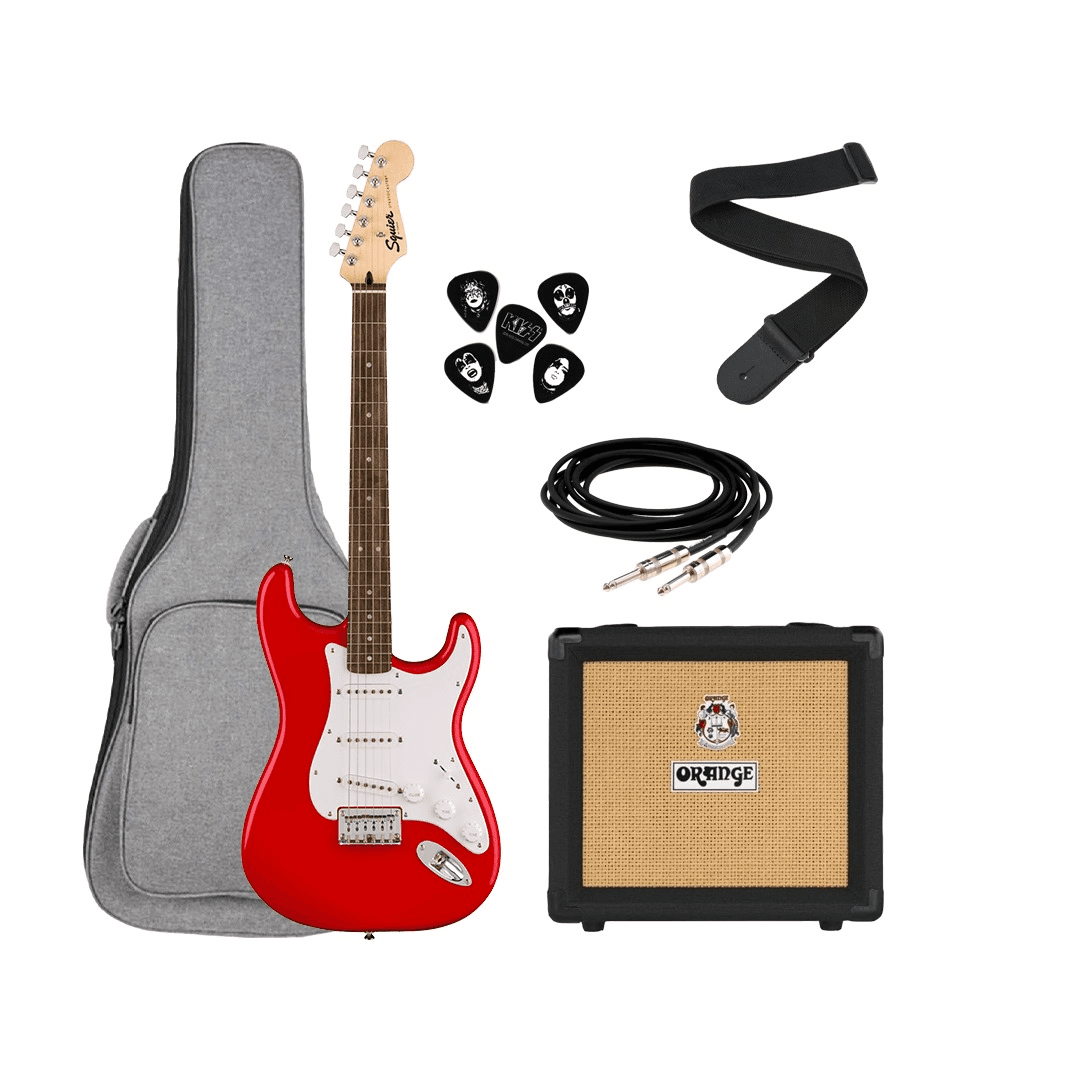 Fender Squier Sonic Stratocaster HT TR RED - Pack