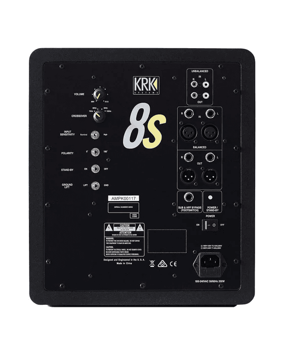 KRK 8S2 Active Studio Subwoofer 8